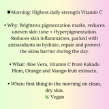 Skin Brightening Super Serum - Morning - Vitamin C 10% - 30ml