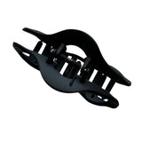 Oval Matte Black Claw Hair Clip 11cm