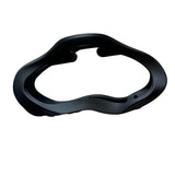 Oval Matte Black Claw Hair Clip 11cm