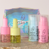 Holographic Travel Bag with Minis